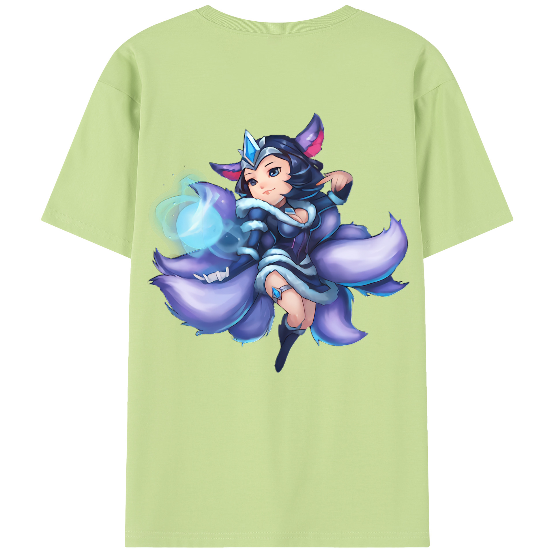 リーグ・オブ・レジェンド League of Legends LOL 綿100％半袖Tシャツ（背面プリント）